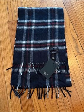 Plaid 100% Cashmere Scarf